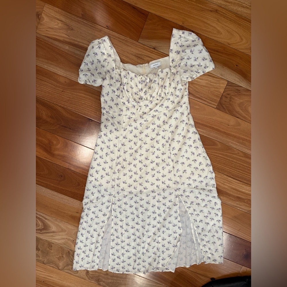 RIHOAS Cream Floral Maxi Dress